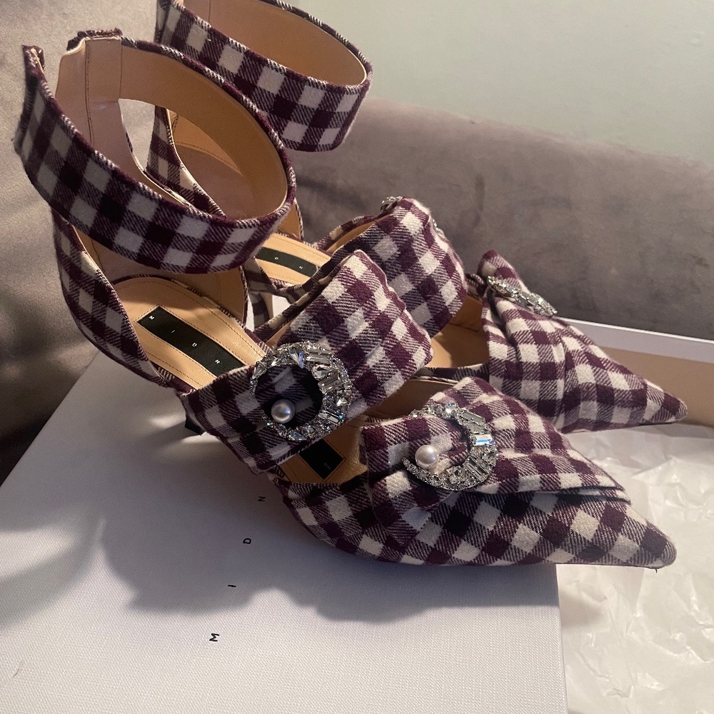 MIDNIGHT 00 Kitten Sling Pump